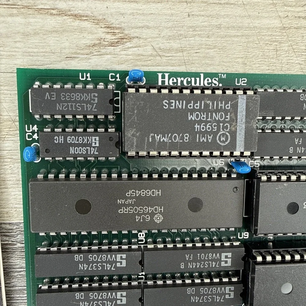 HERCULES COMPUTER TECHNOLOGY, HGC, GRAPHICS CARD GB201 REV B - Untested / Parts